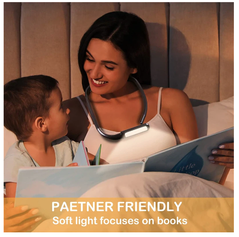 Book Light Flexible Handsfree Led Neck Light Hug Reading Lamp Novelty Led  Night Light Flashlight