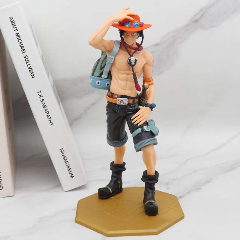 One Piece Ace Anime Action Figure Statue Character PVC Model Toys  Collection 7.09'' Great Christmas & Birthday Gifts